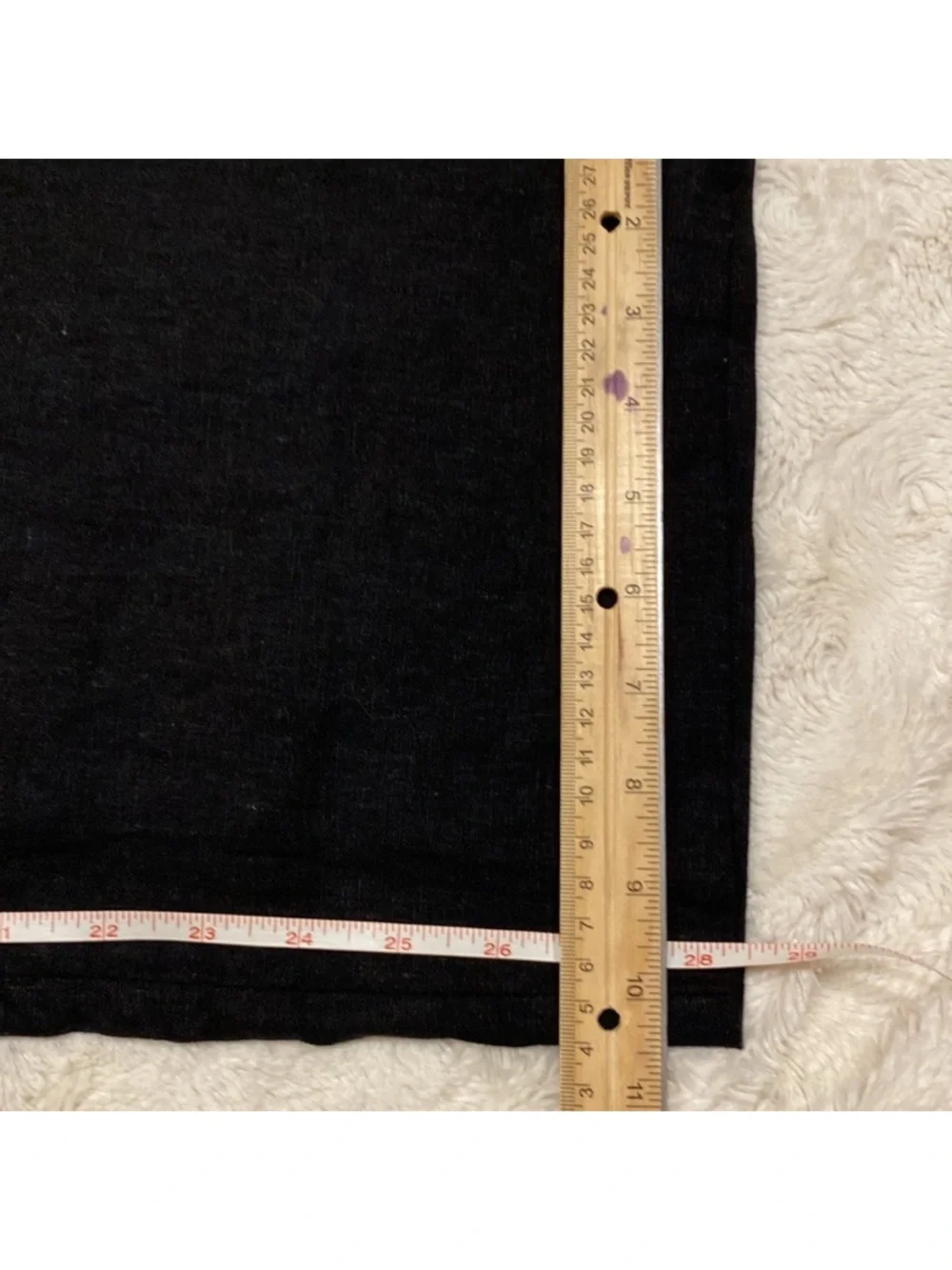 Banana Republic Black Linen Straight Leg Pull Up Pants Size Large